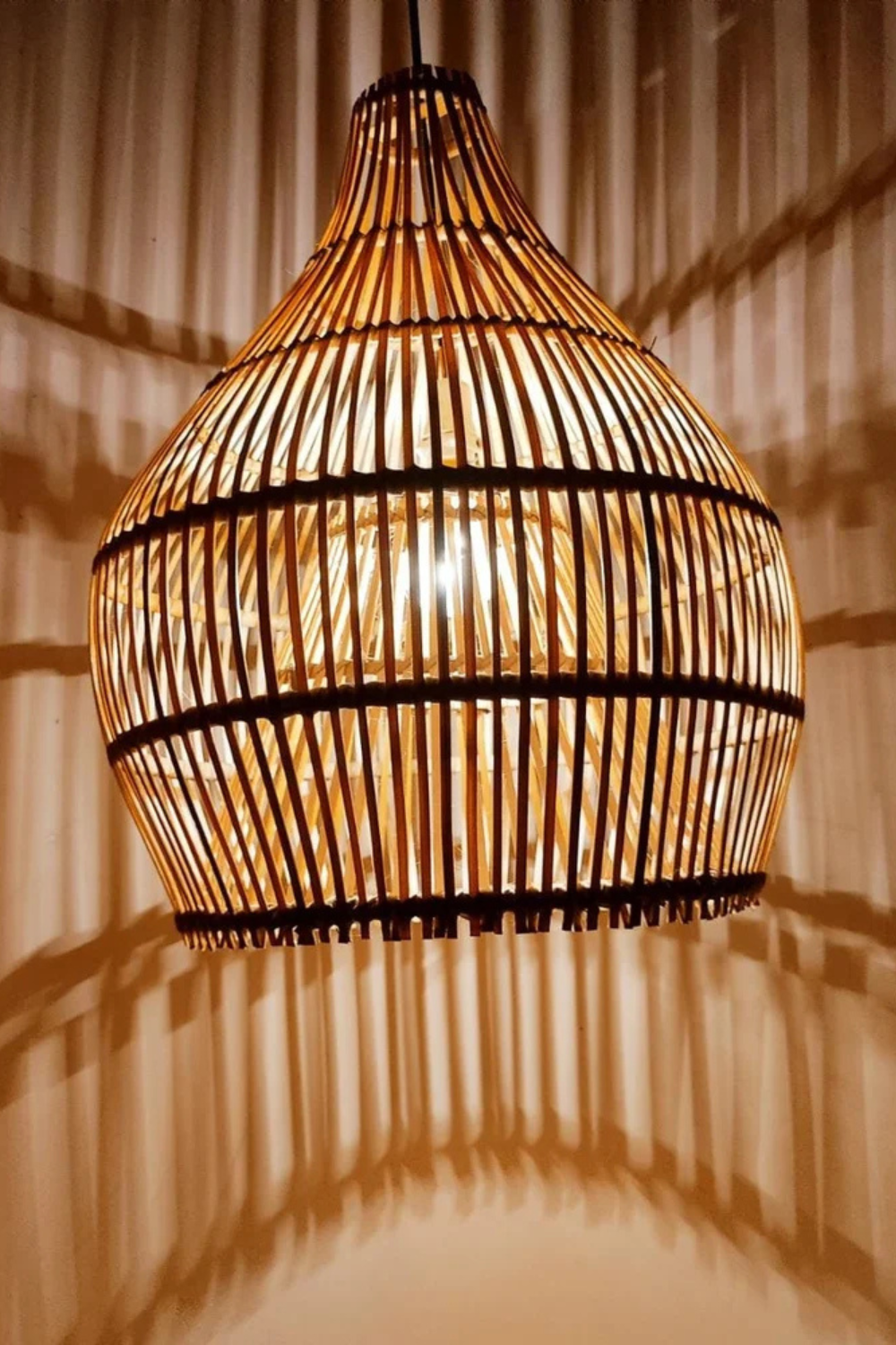 Rattan Look Lampshade