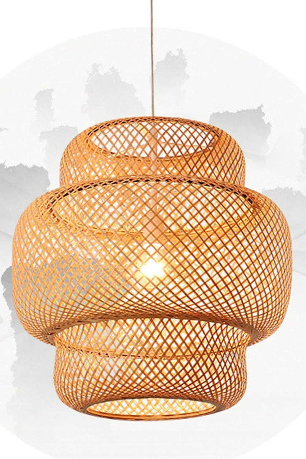 Hanging Natural Three Stage Lampshade