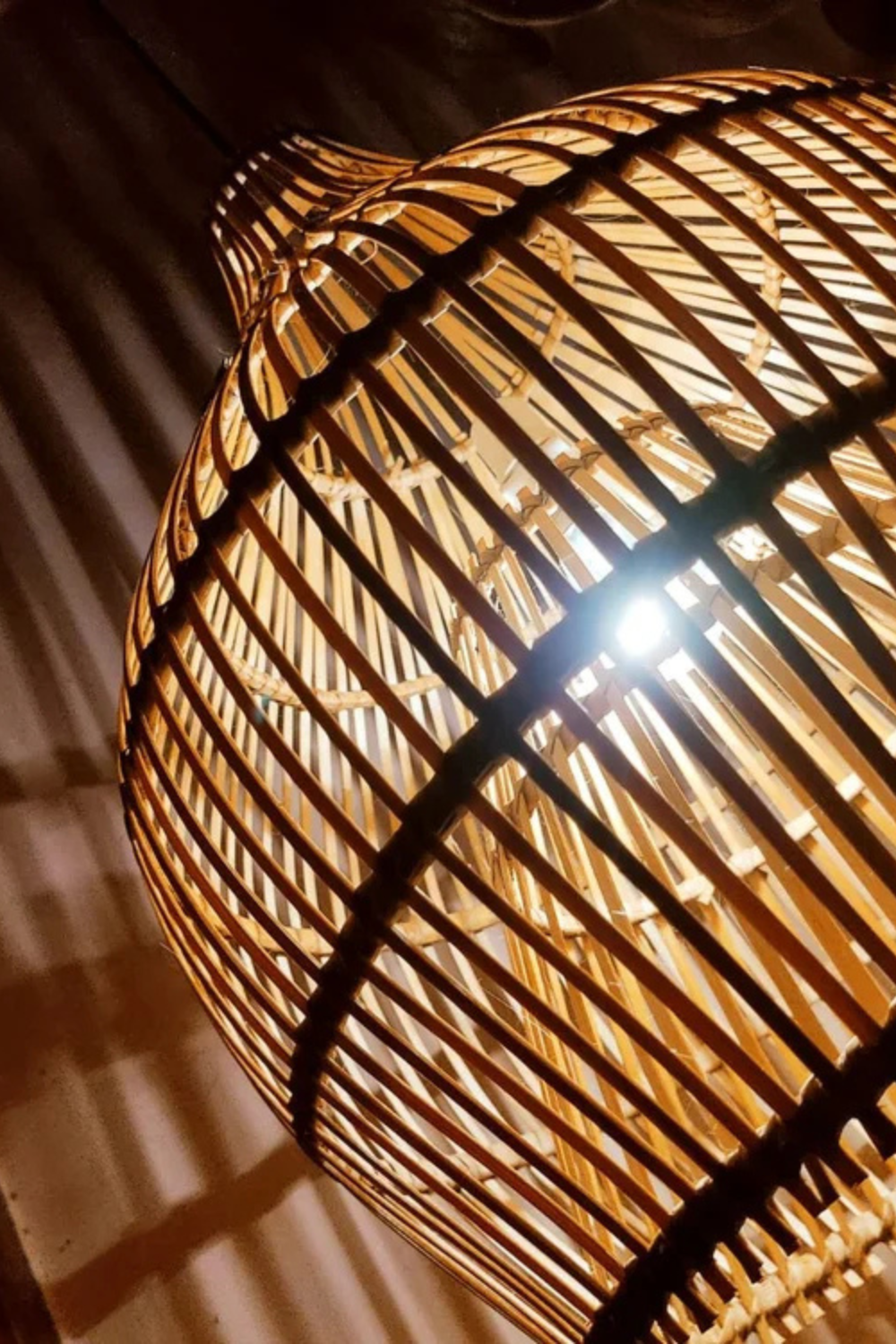 Rattan Look Lampshade