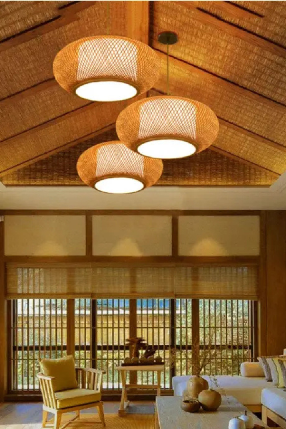 Hanging Bamboo Shade