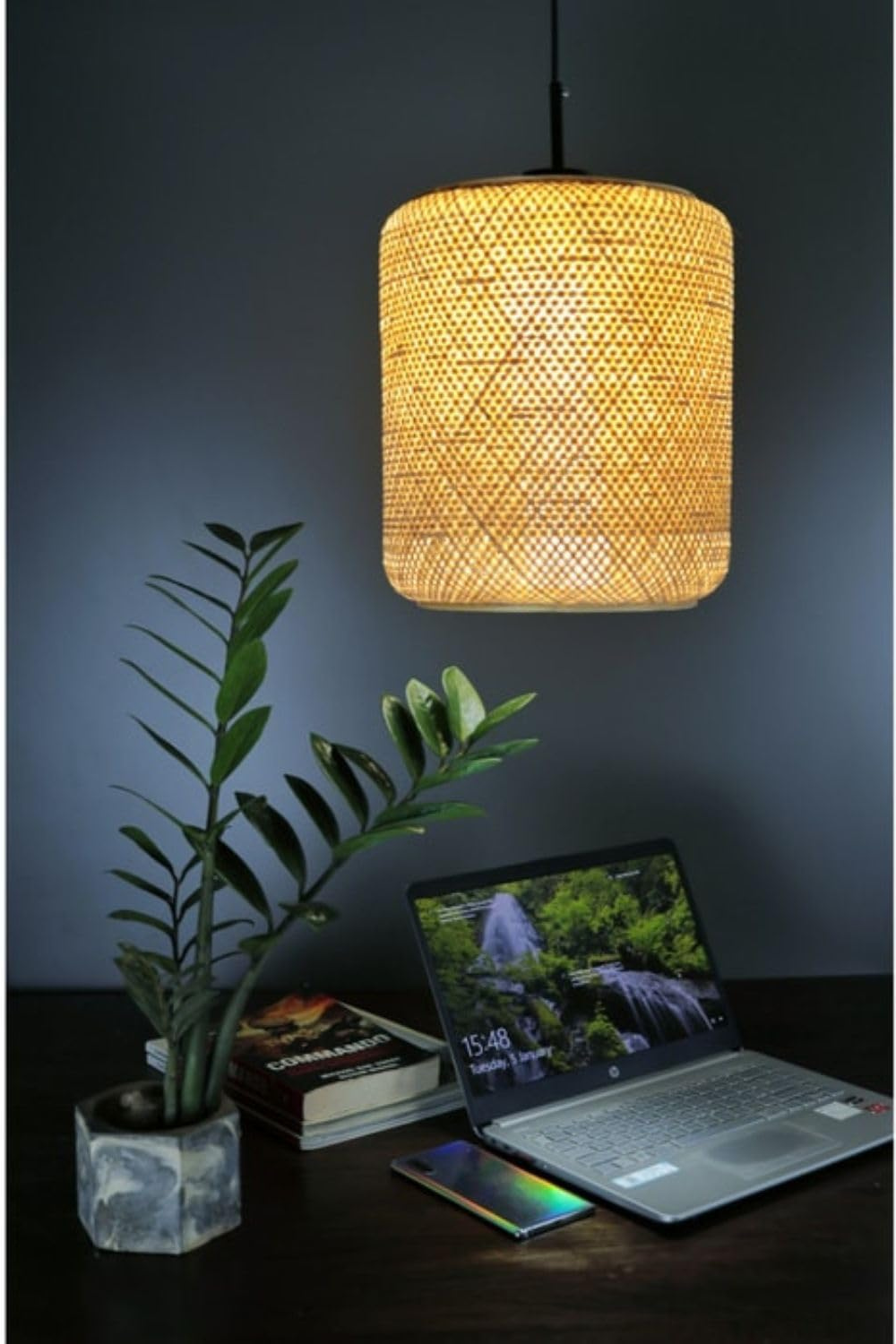 Vanq Oval Bamboo Lampshade