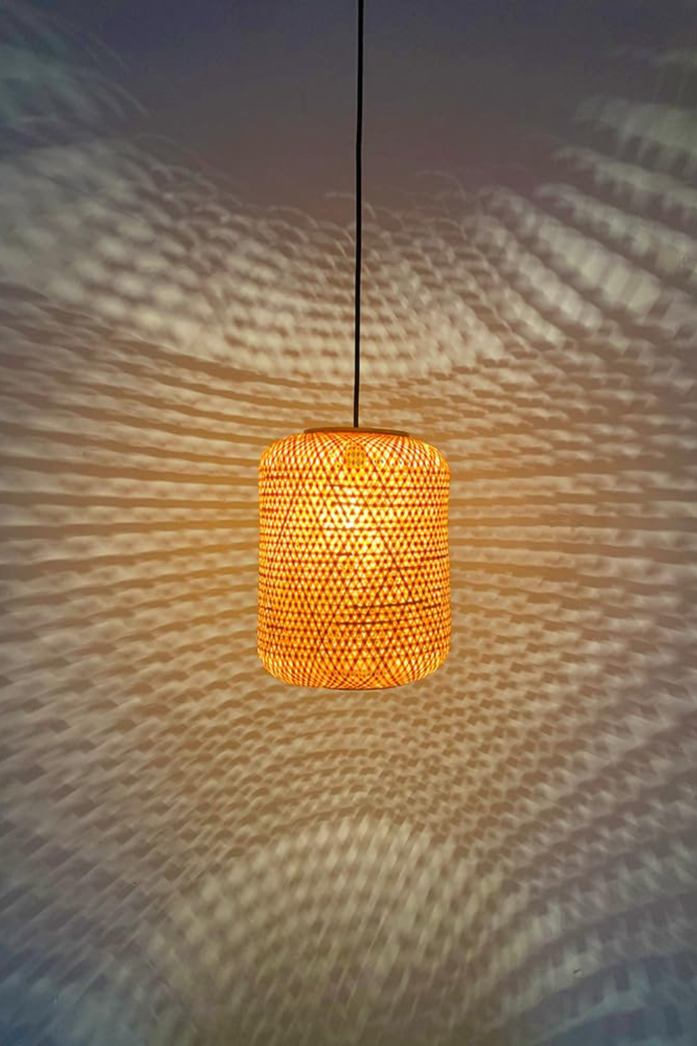 Vanq Oval Bamboo Lampshade