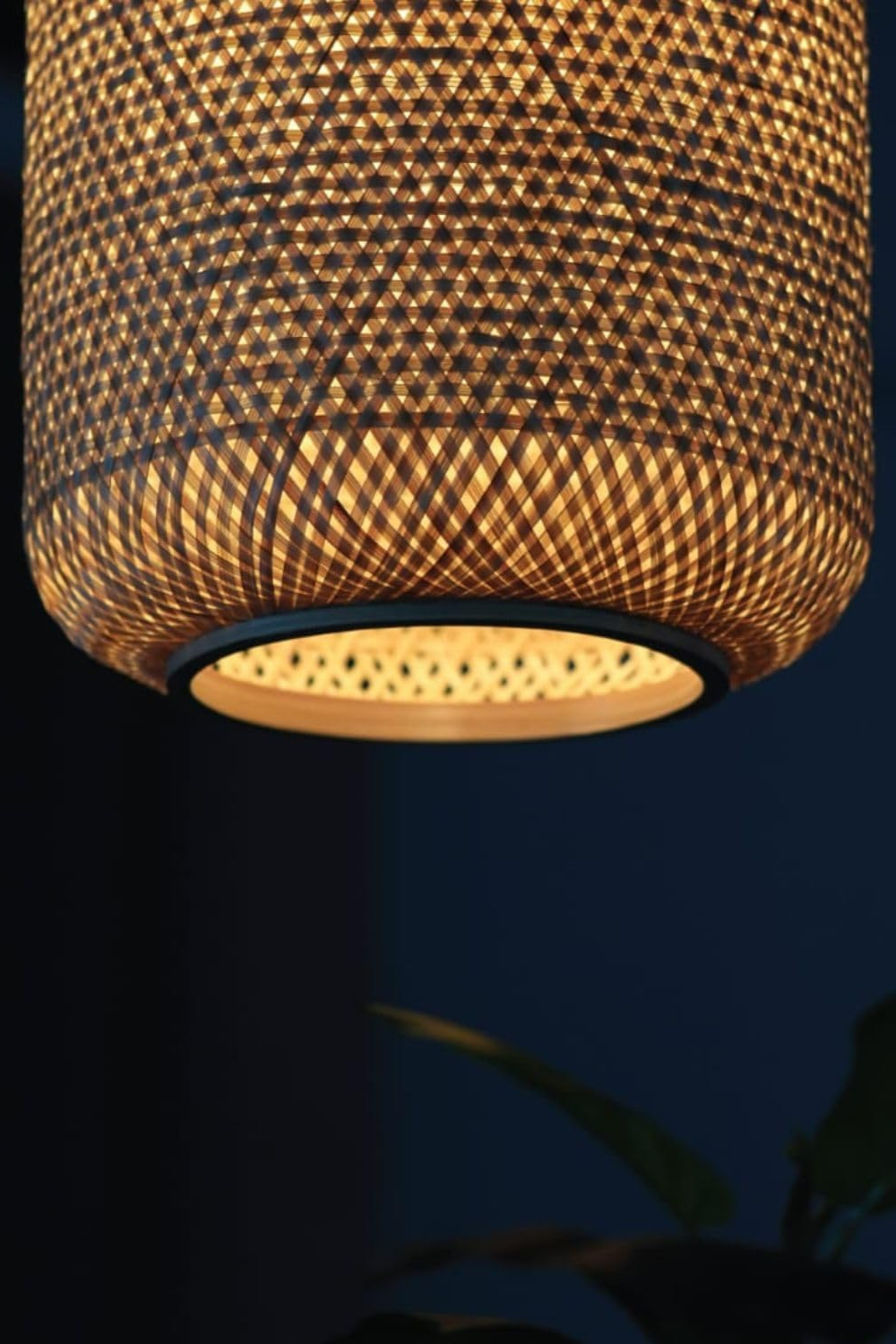 Vanq Oval Bamboo Lampshade