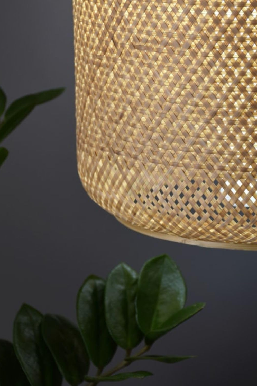 Vanq Oval Bamboo Lampshade