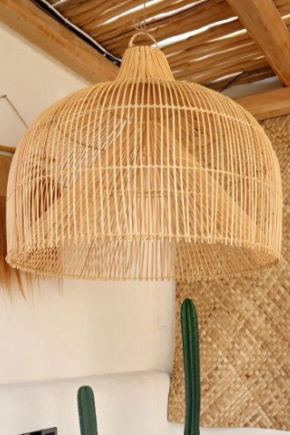 Rattan Look Lampshade