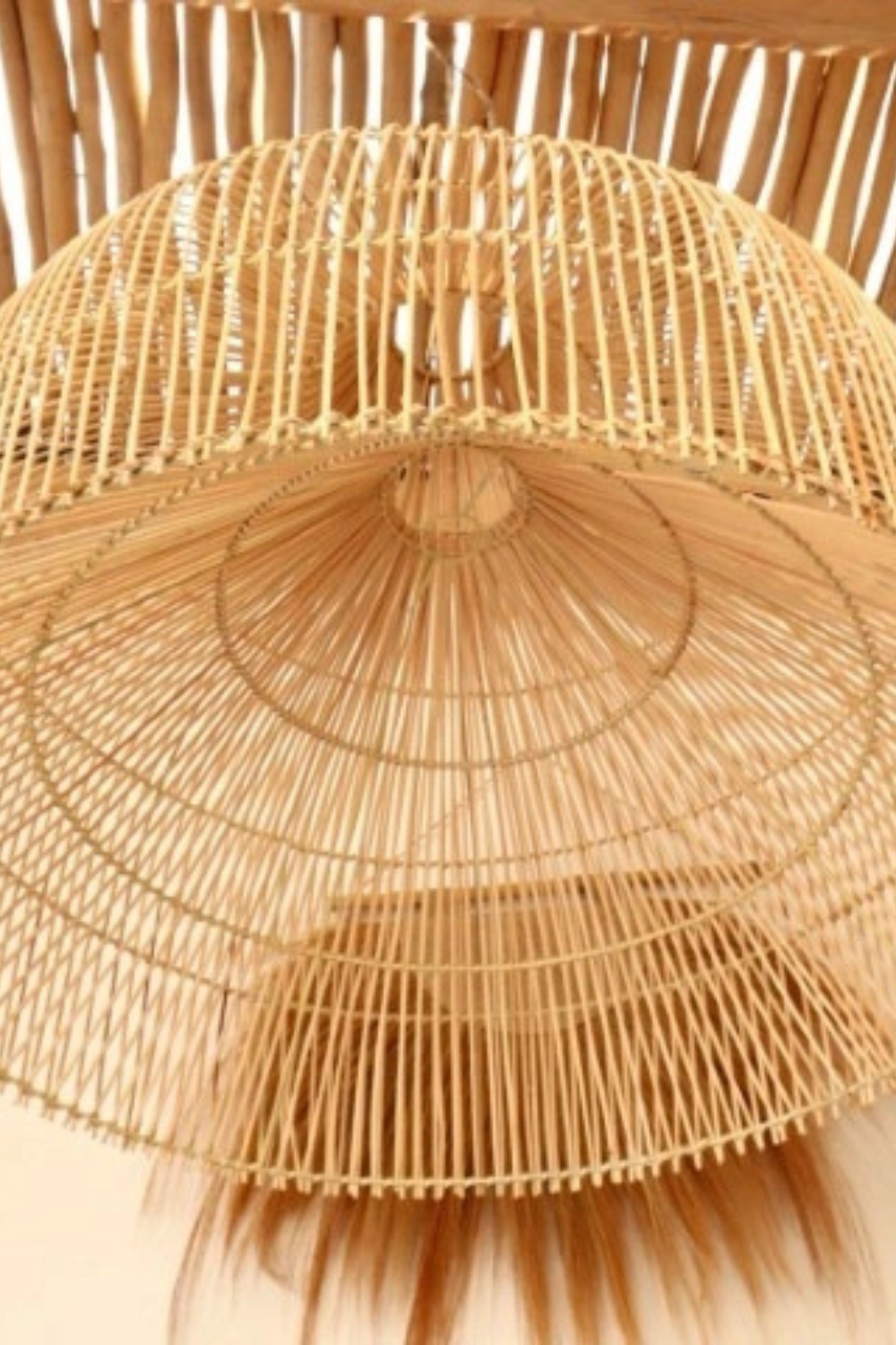 Rattan Look Lampshade