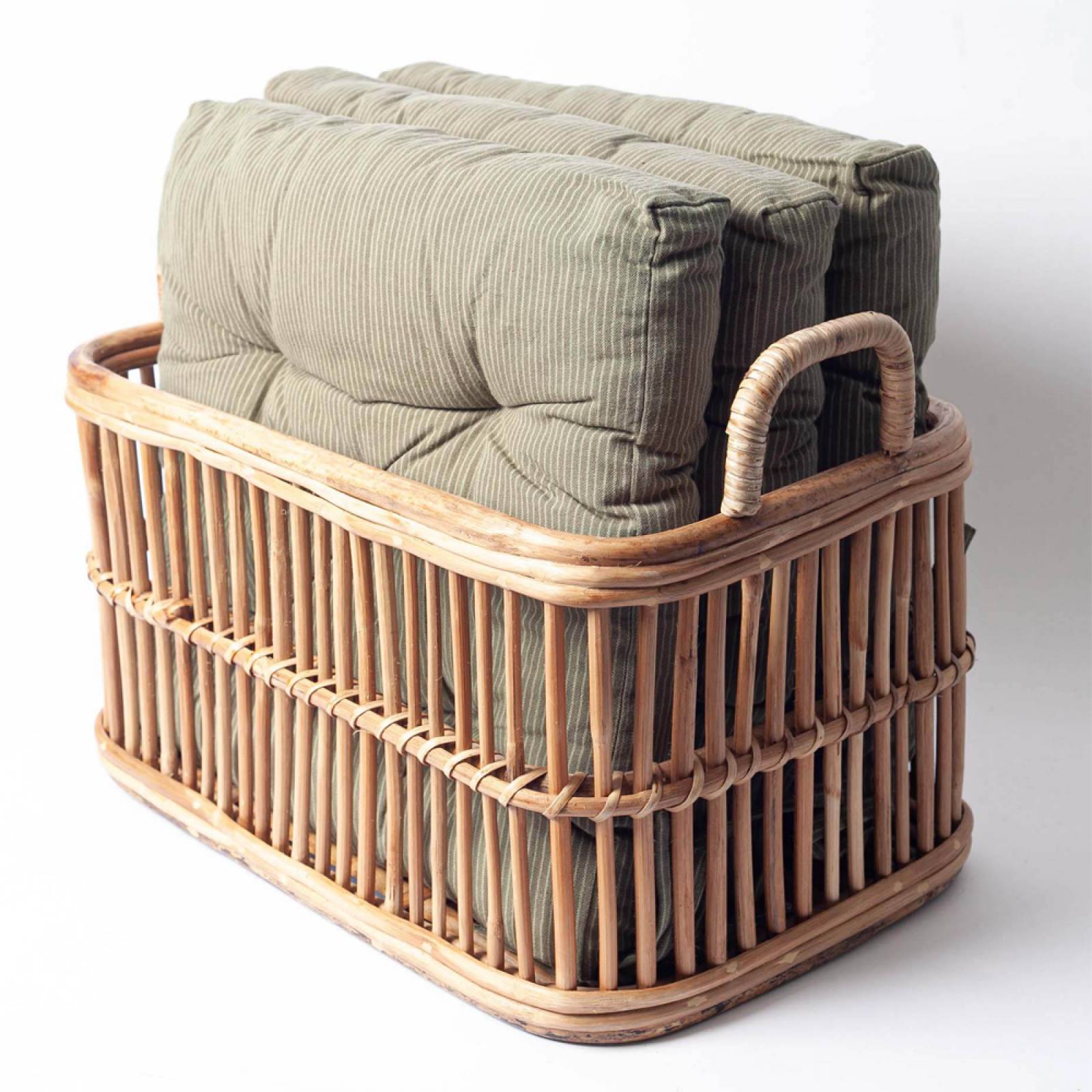 Handwoven Rattan Laundry Basket