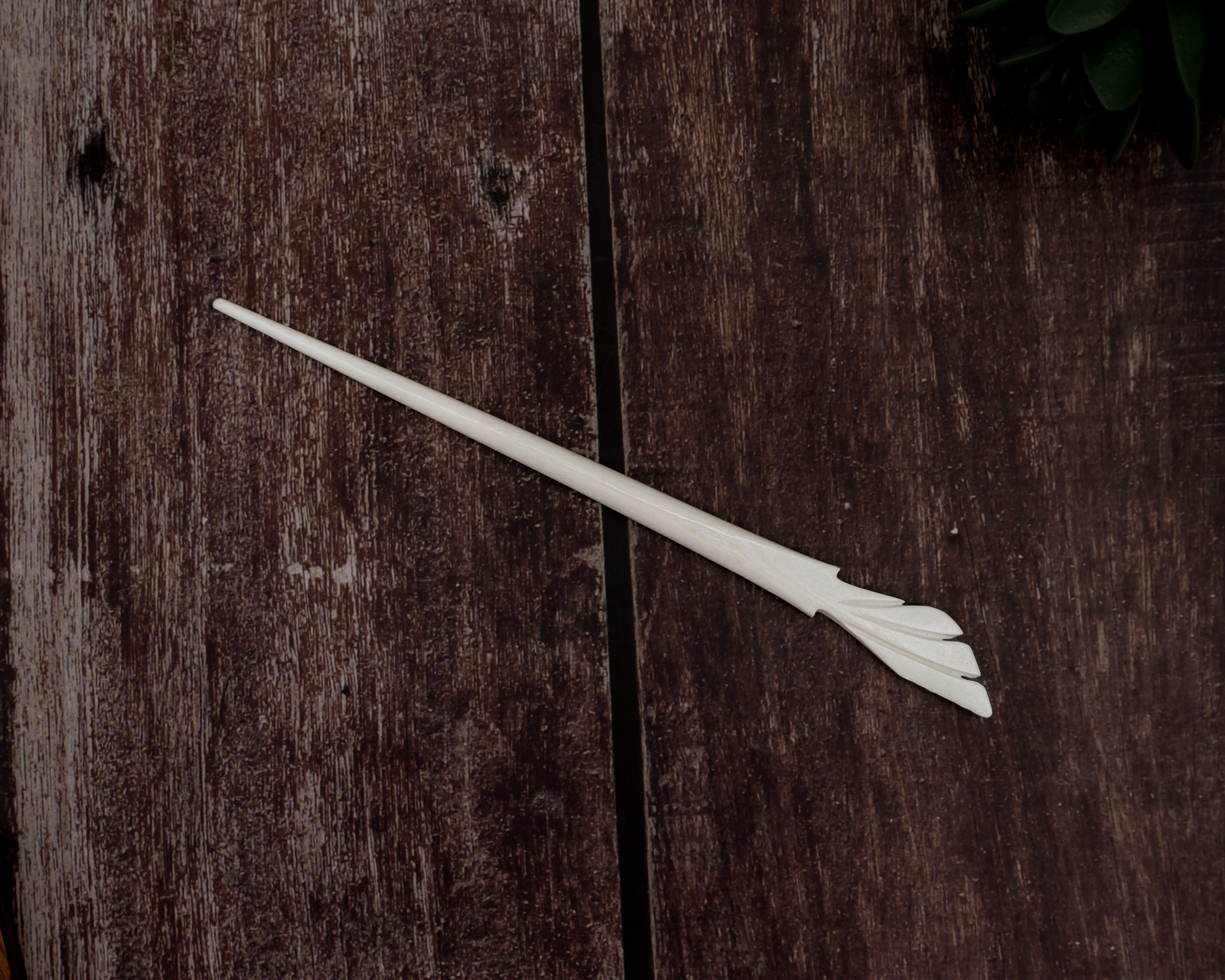 Bone Handmade Juda Pin/Bun Stick