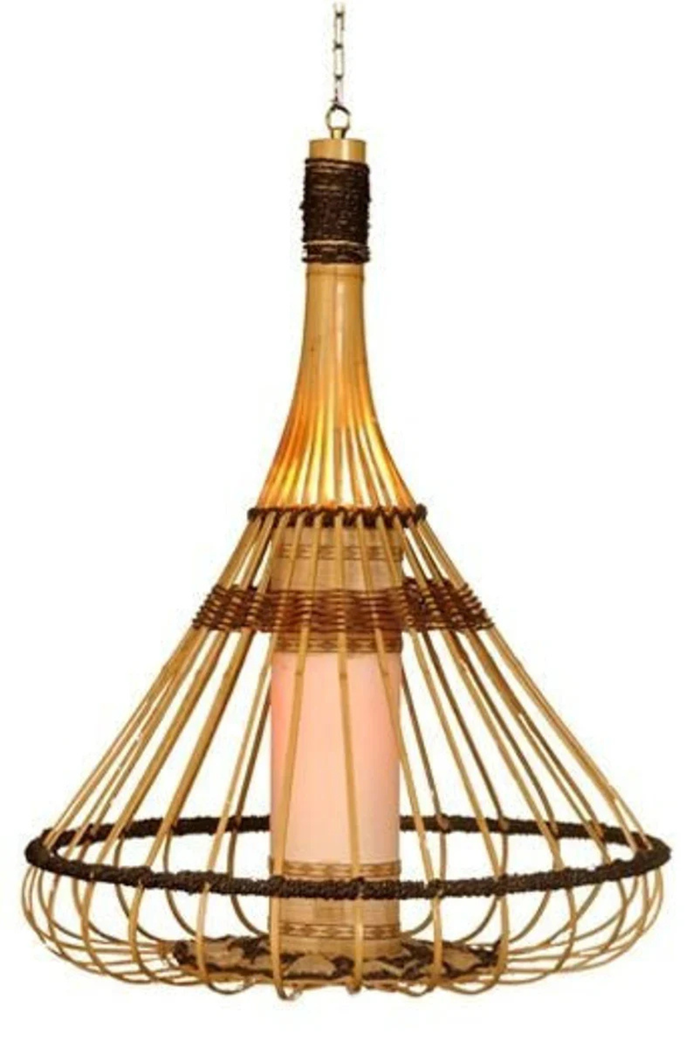 Bamboo Flask Pendant Light