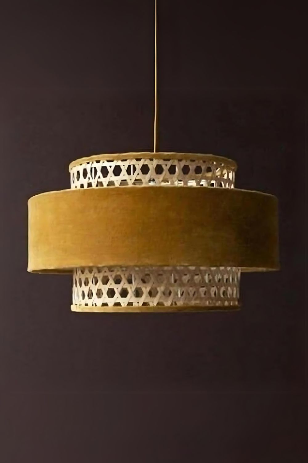 Cultural Cane Pendant Light