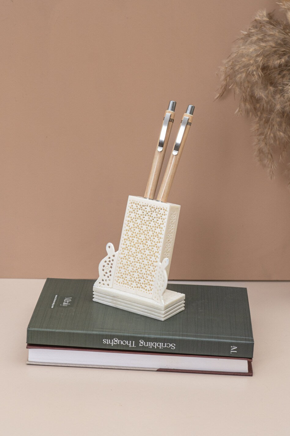 Heritage Bone Aesthetic Pen Stand