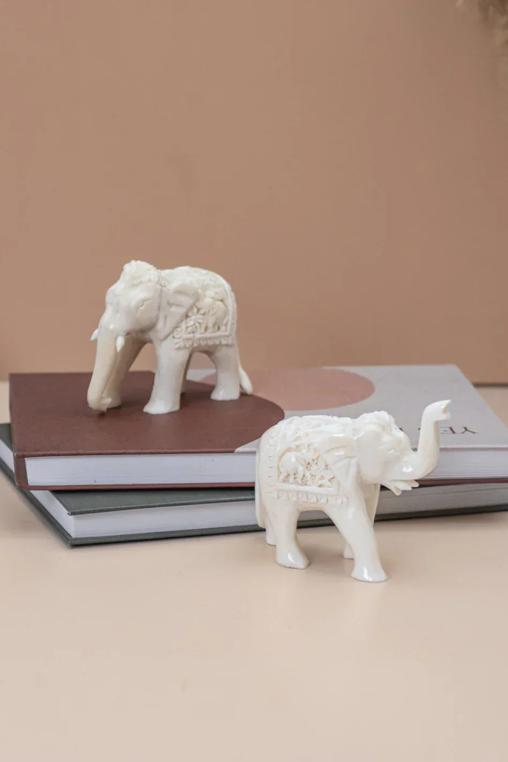 Heritage Elephant Bookends Set - Unique Home Decor