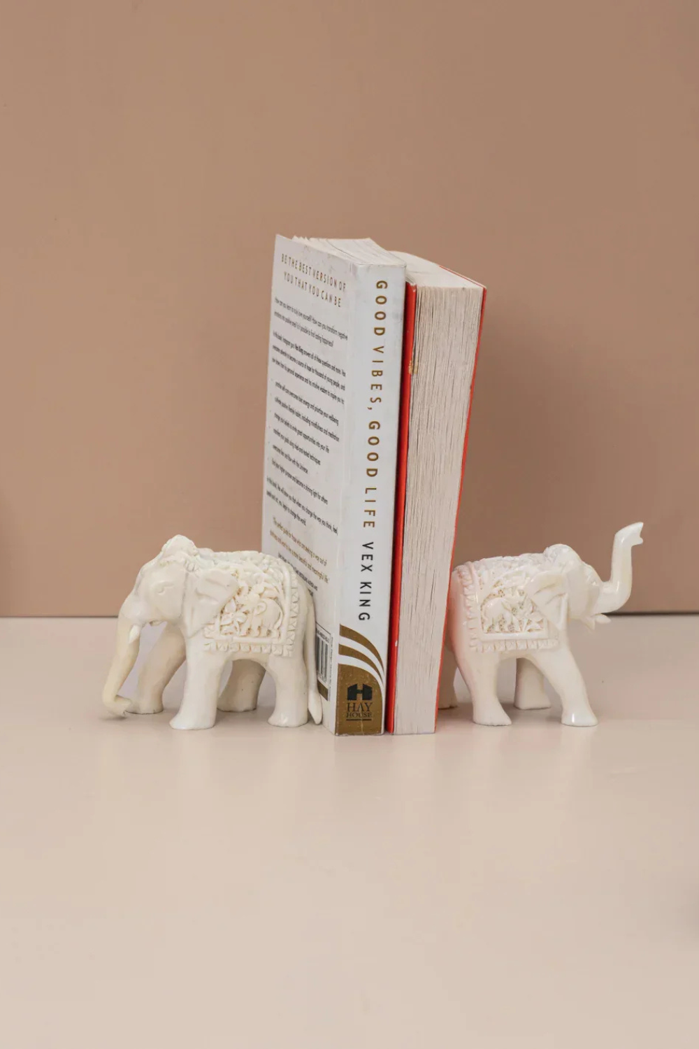 Heritage Elephant Bookends Set - Unique Home Decor