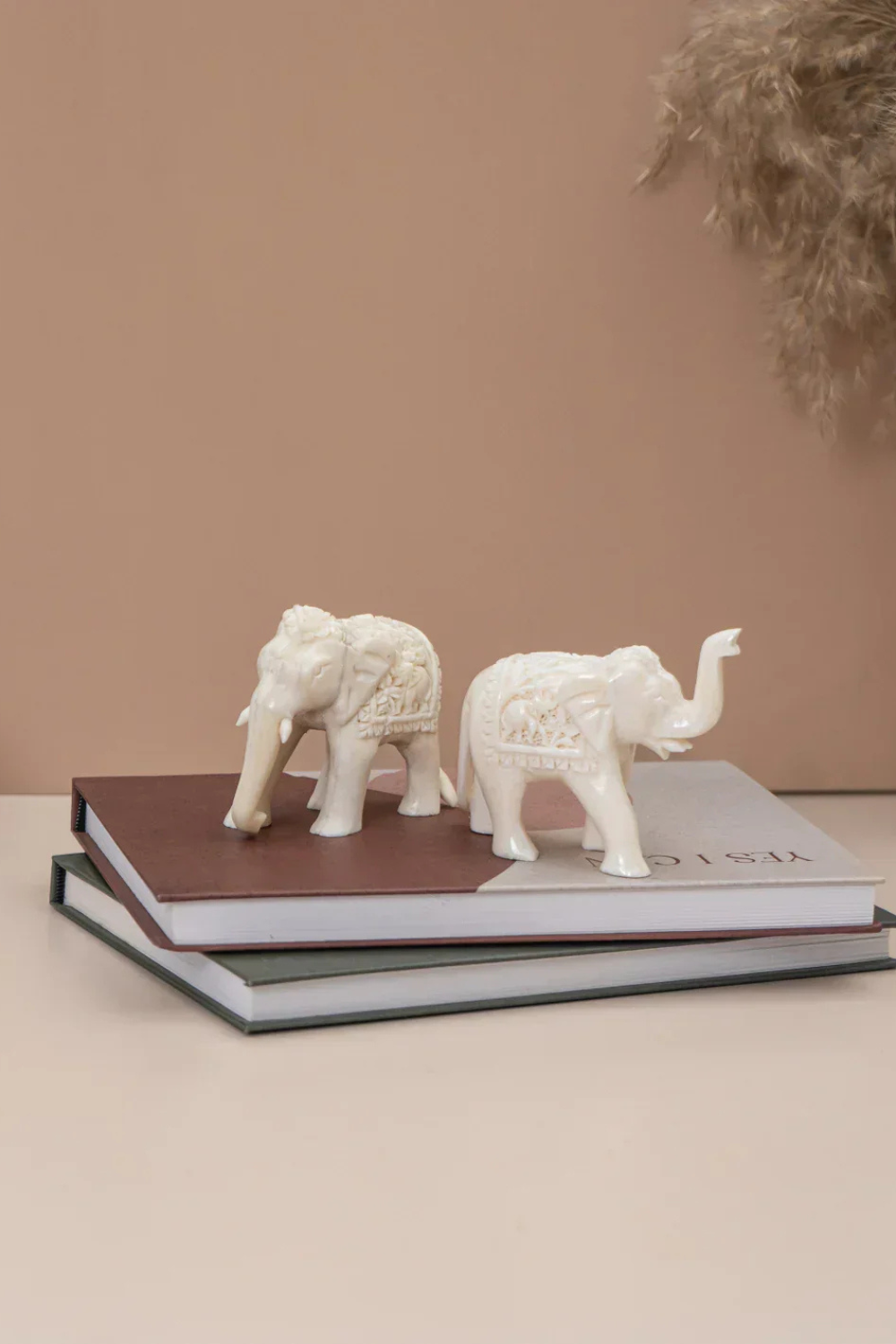 Heritage Elephant Bookends Set - Unique Home Decor