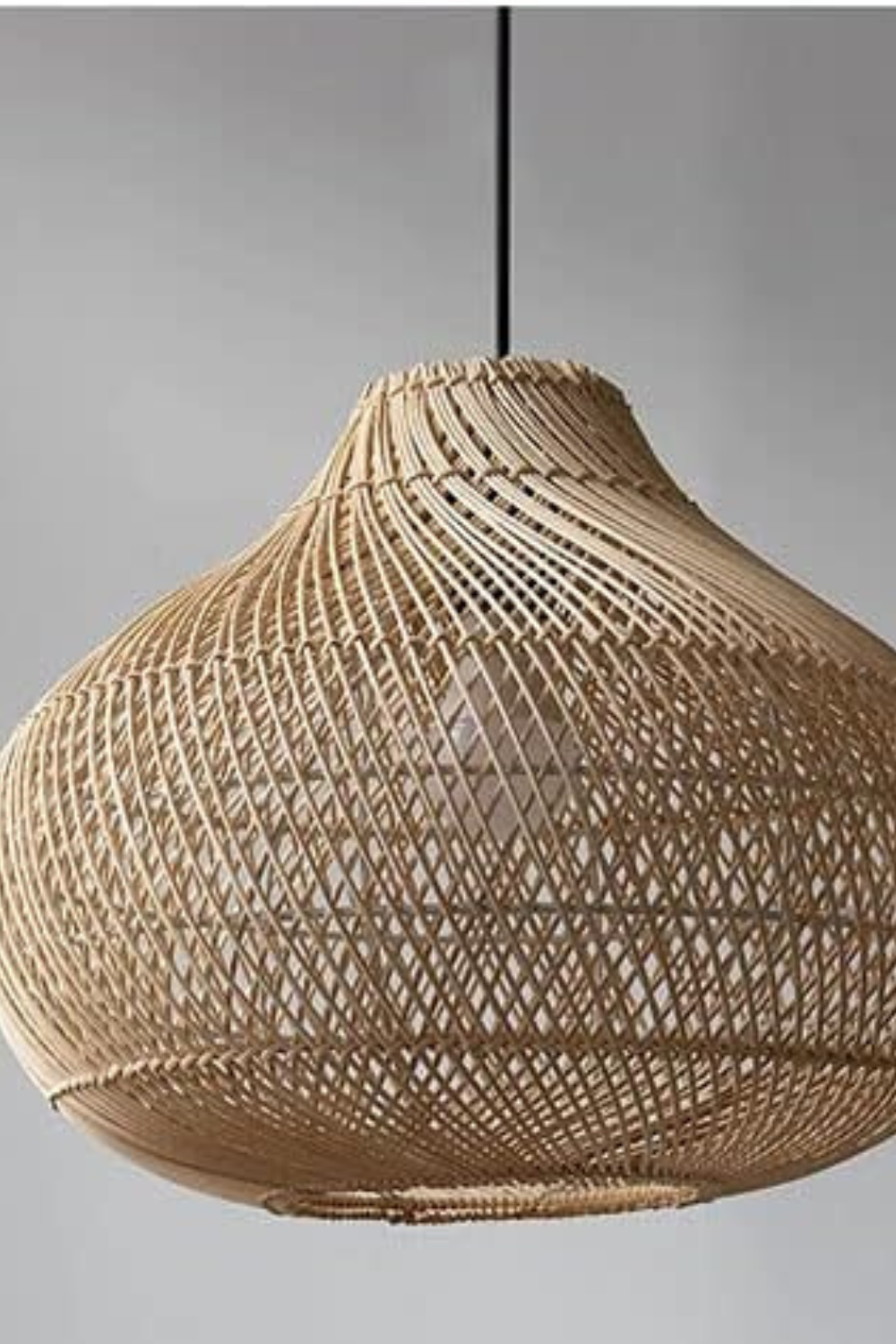 Rattan Weave Hanging Lamp