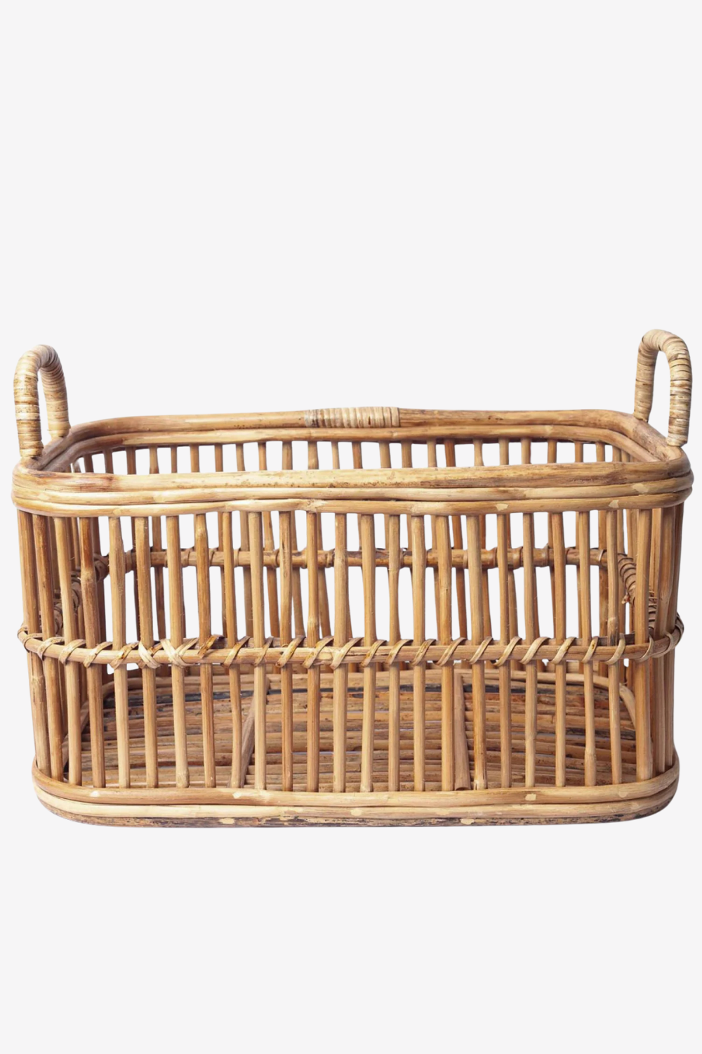 Handwoven Rattan Laundry Basket